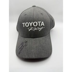 Toyota‎ Racing Hat Cap Adult Mens Brandon Jones Signature Baseball Gray